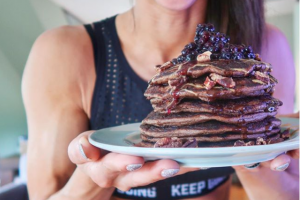 Blueberry Protein Pancakes ⠀