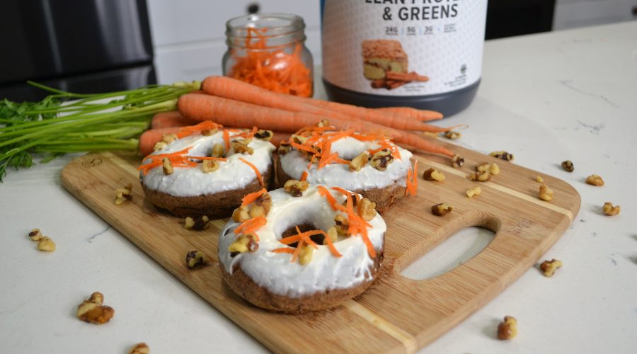 High-Protein Carrot Cake Donuts